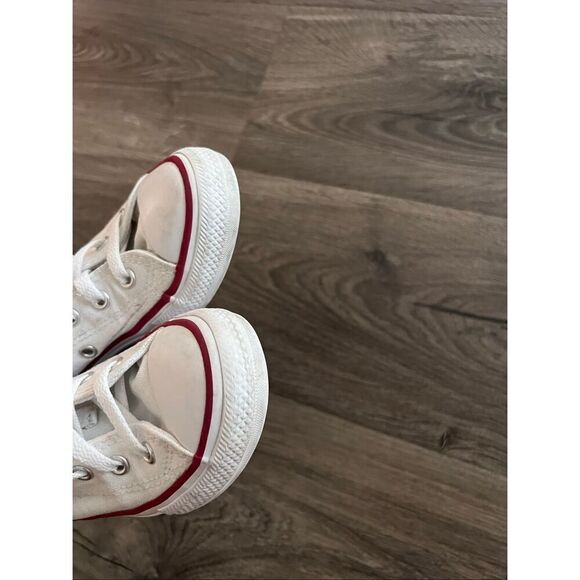 Converse Chuck Taylor All Star Sneaker Size 12.5 Kids Shoes White  low  top lace - Picture 4 of 6